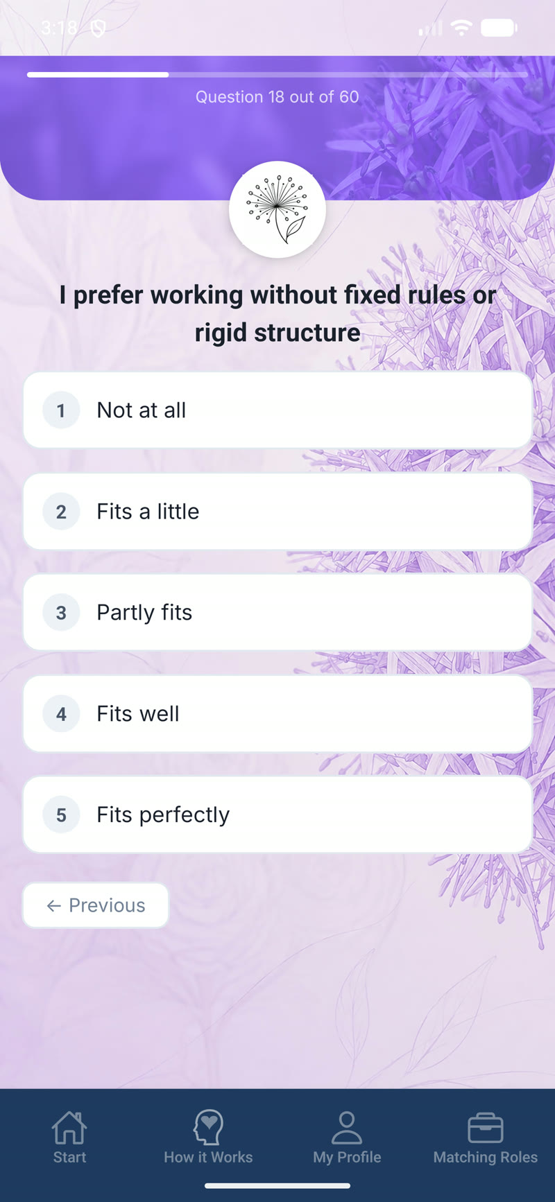 Ikzelf — the test with sixty statements