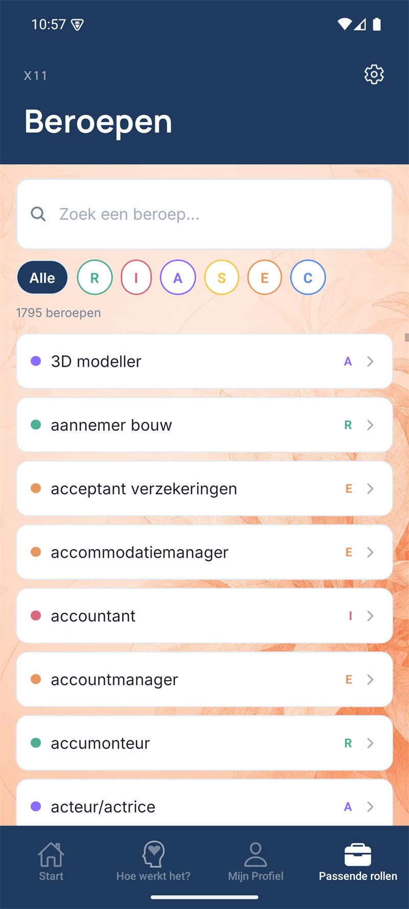 Ikzelf — passende beroepen